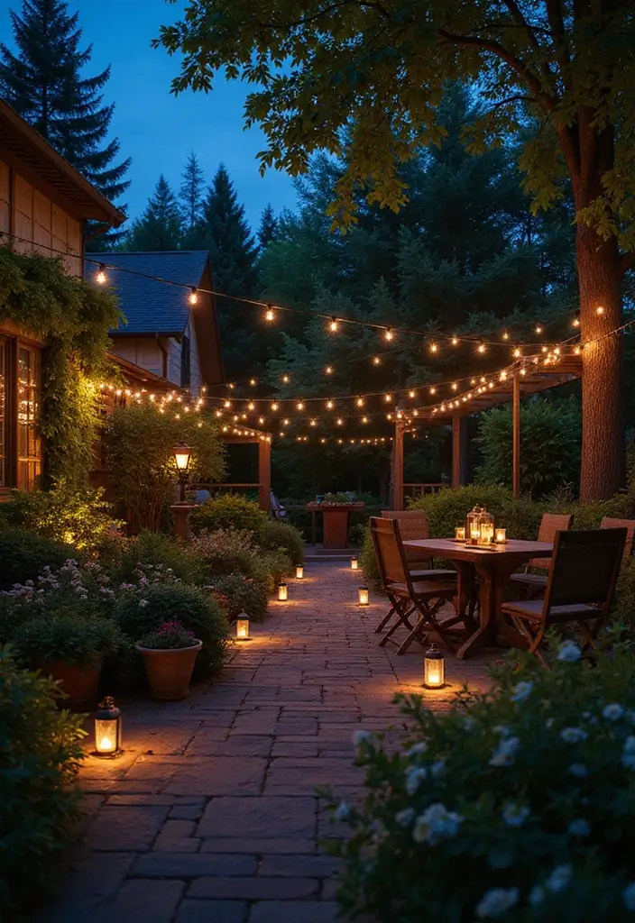 28 Cool Backyard Ideas That Impress Guests Instantly - 2. Beautiful Outdoor Lighting