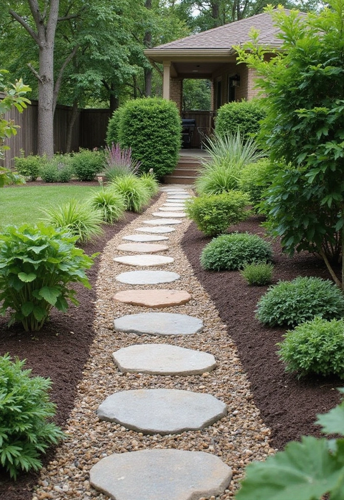 28 Cool Backyard Ideas That Impress Guests Instantly - 28. Natural Pathways