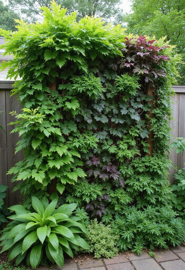 28 Cool Backyard Ideas That Impress Guests Instantly - 4. Vertical Gardens