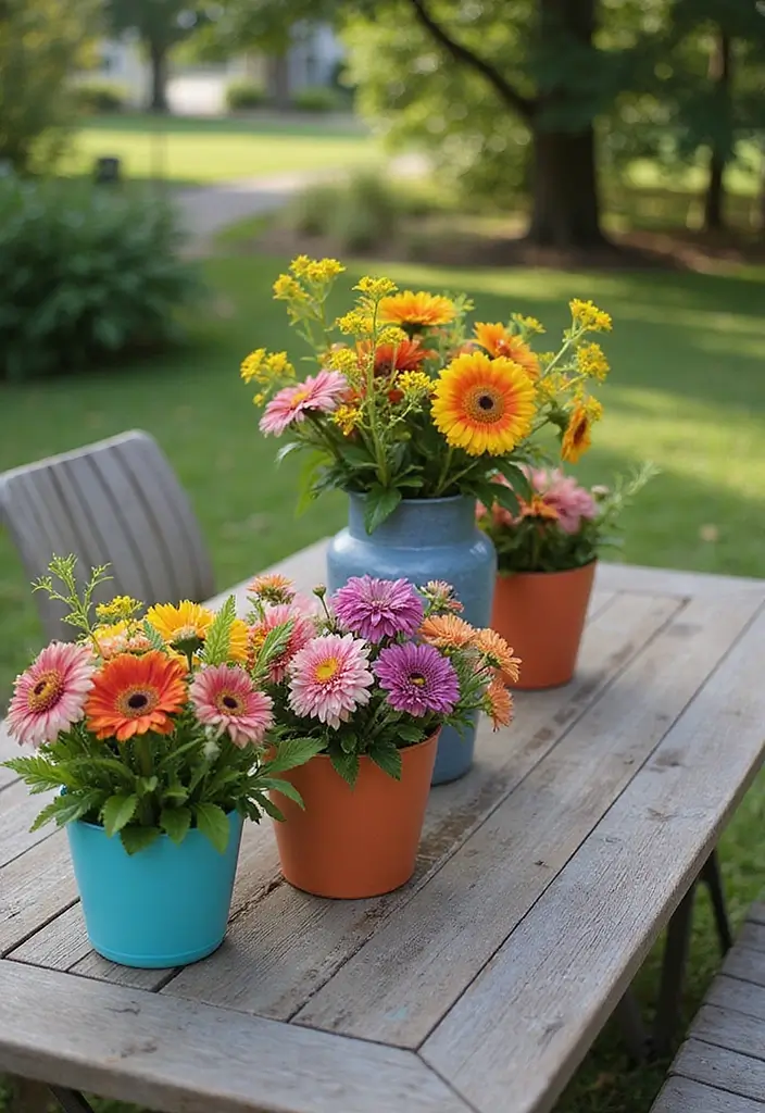 29 Aesthetic Backyard Designs Perfect for Pinterest Boards - 19. Seasonal Flower Arrangements