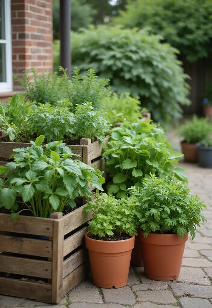 29 Aesthetic Backyard Designs Perfect for Pinterest Boards - 3. Herb Garden Paradise