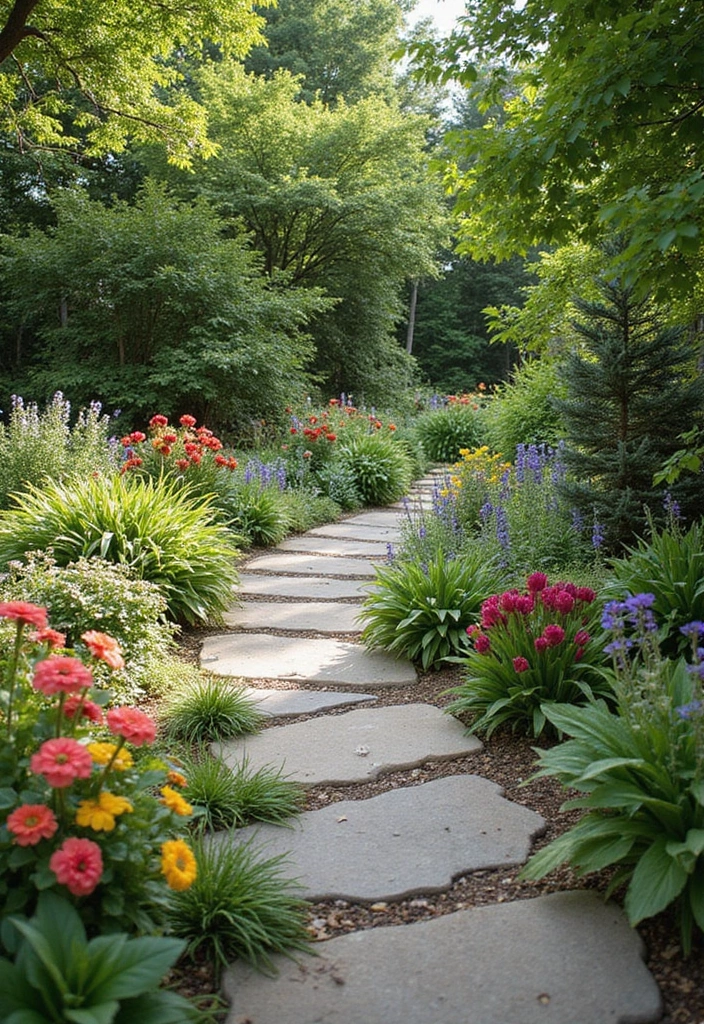 29 Aesthetic Backyard Designs Perfect for Pinterest Boards - 7. Playful Garden Pathways