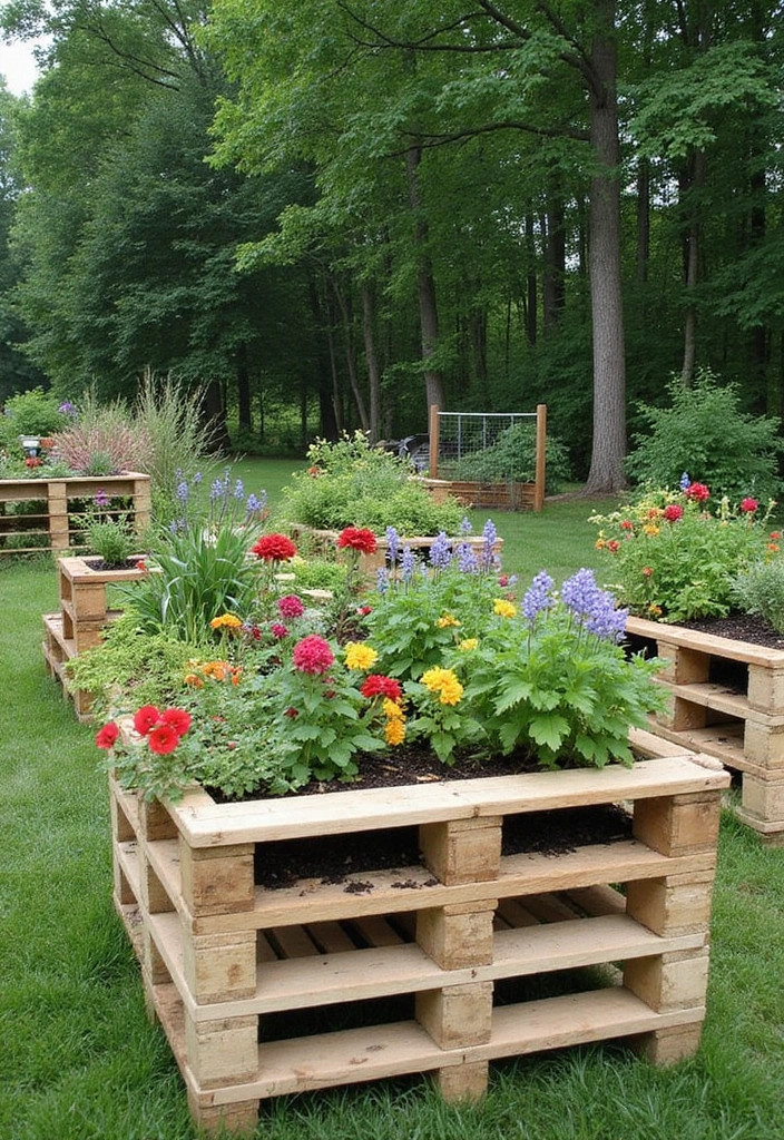 29 Backyard DIY Ideas That Save Money and Look Amazing - 1. Upcycled Pallet Garden Beds