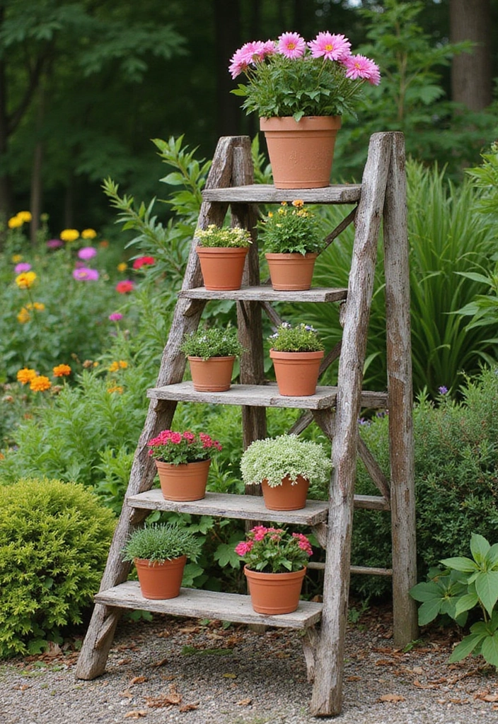 29 Backyard DIY Ideas That Save Money and Look Amazing - 19. Plant Pot Tipping Station