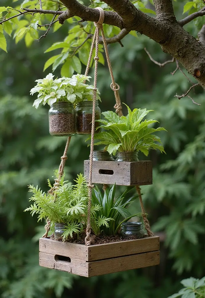 29 Backyard DIY Ideas That Save Money and Look Amazing - 22. DIY Hanging Garden