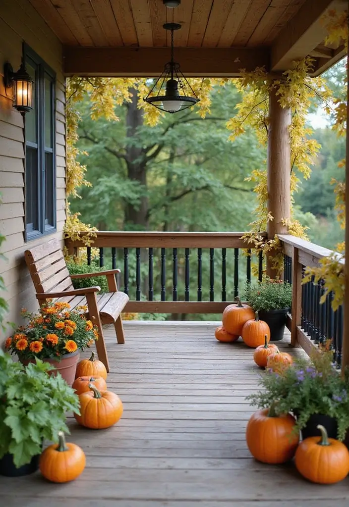 29 Backyard Deck Ideas That Extend Outdoor Living - 25. Seasonal Decor
