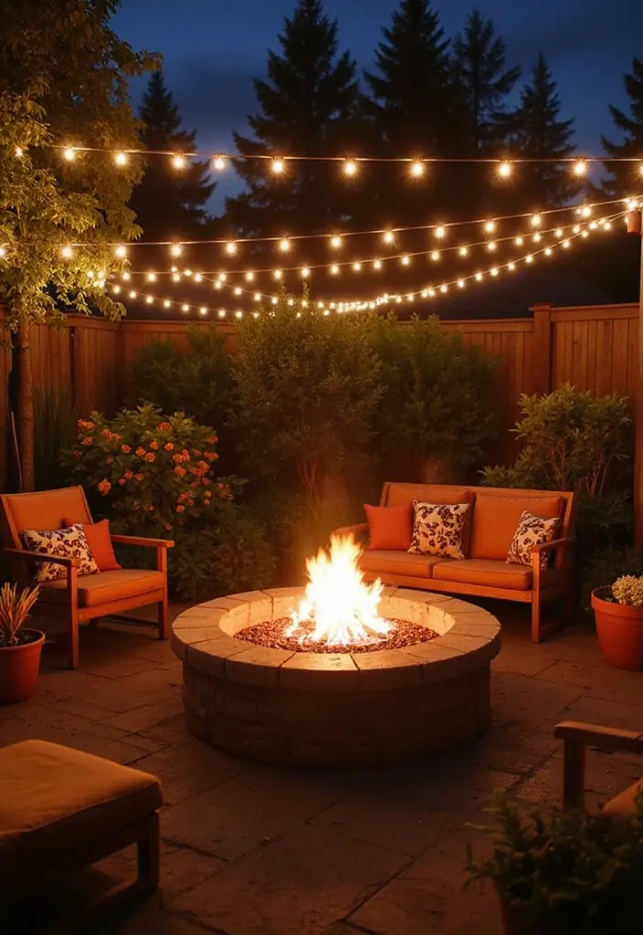 29 Backyard Firepit Area Inspirations That Glow at Night - 23. Themed Firepit Nights