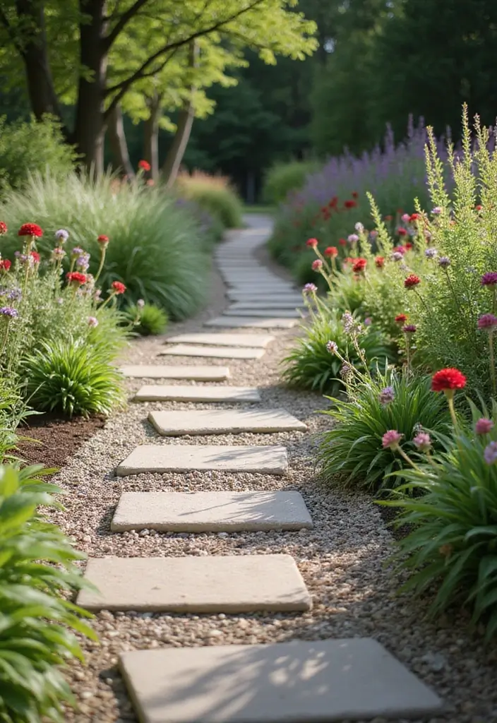 29 Backyard Flooring Inspirations That Elevate Outdoor Design 10 29 Backyard Flooring Inspirations That Elevate Outdoor Design - 10. Stone and Gravel Mix