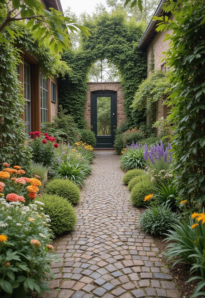 29 Backyard Flooring Inspirations That Elevate Outdoor Design 18 29 Backyard Flooring Inspirations That Elevate Outdoor Design - 18. Shingle Walkways