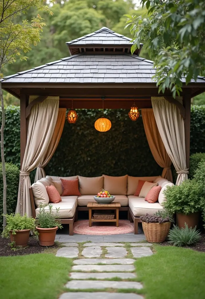 29 Backyard Remodel Inspirations With Stunning Before & After 19 29 Backyard Remodel Inspirations With Stunning Before After 19. Inviting Gazebo Retreat
