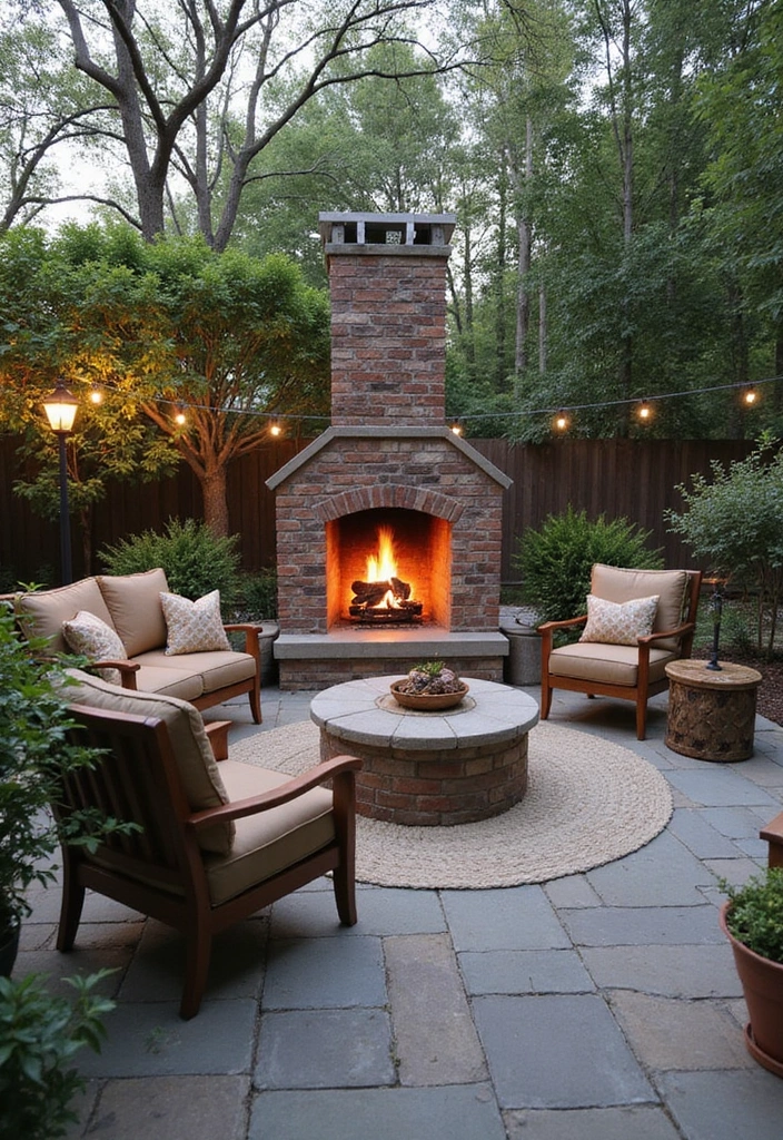 29 Backyard Remodel Inspirations With Stunning Before & After 23 29 Backyard Remodel Inspirations With Stunning Before After 23. Inviting Outdoor Fireplace