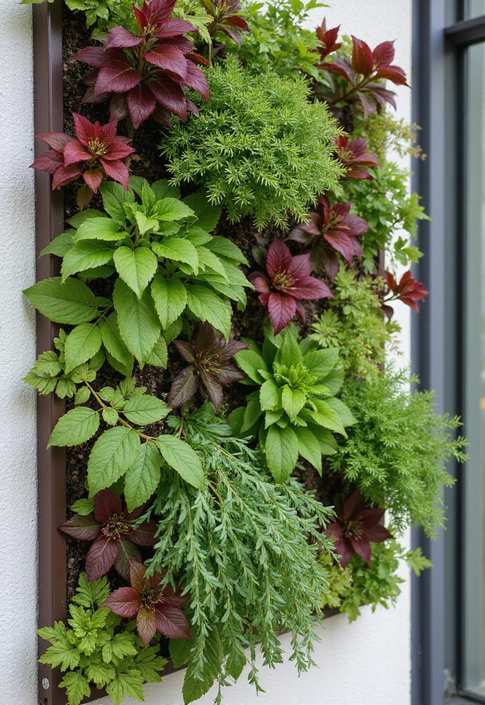 29 Backyard Remodel Inspirations With Stunning Before & After 7 29 Backyard Remodel Inspirations With Stunning Before After 7. Colorful Vertical Garden