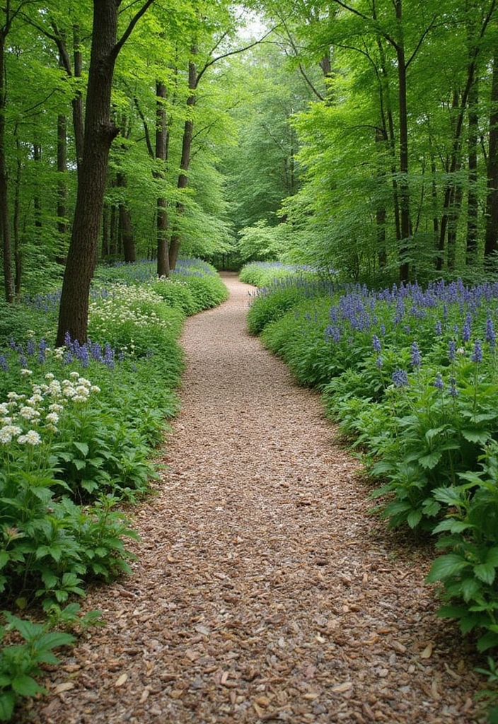 29 Paved Backyard Ideas That Upgrade Outdoor Living 13 29 Paved Backyard Ideas That Upgrade Outdoor Living 13. Rustic Pathways with Wood Chips