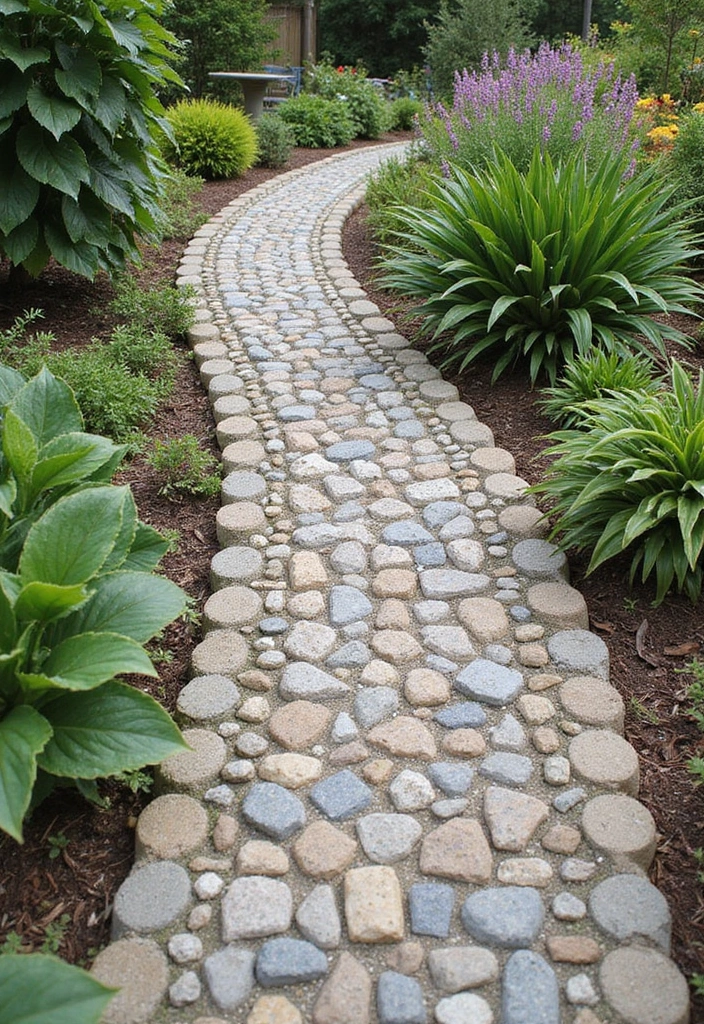 29 Paved Backyard Ideas That Upgrade Outdoor Living 16 29 Paved Backyard Ideas That Upgrade Outdoor Living 16. Upcycled Cobblestone Pathways