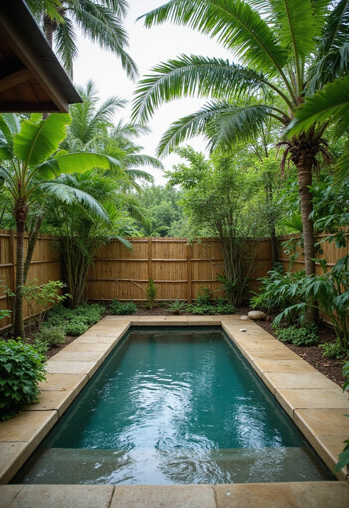 29 Pool Backyard Inspirations That Feel Like a Paradise 13 29 Pool Backyard Inspirations That Feel Like a Paradise 13. Bamboo Fencing