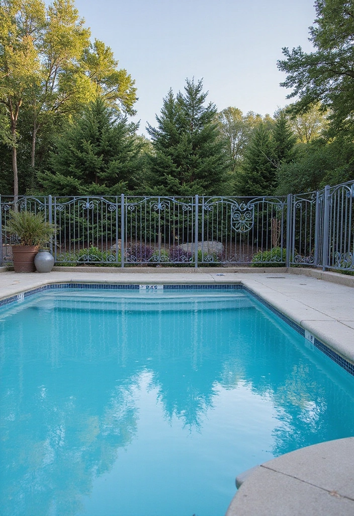 29 Pool Backyard Inspirations That Feel Like a Paradise 21 29 Pool Backyard Inspirations That Feel Like a Paradise 21. Artistic Pool Fencing