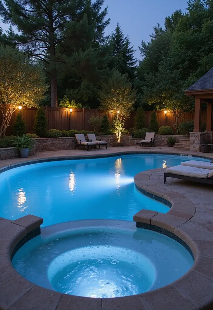 29 Pool Backyard Inspirations That Feel Like a Paradise 22 29 Pool Backyard Inspirations That Feel Like a Paradise 22. Hot Tub Integration