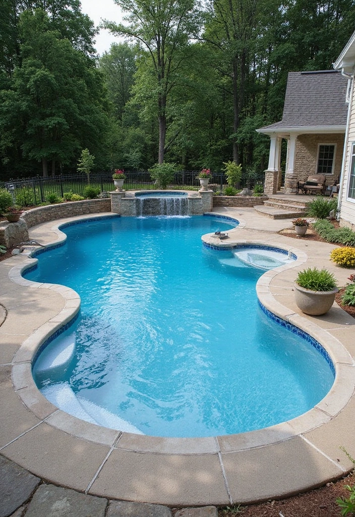 29 Pool Backyard Inspirations That Feel Like a Paradise 26 29 Pool Backyard Inspirations That Feel Like a Paradise 26. Custom Pool Shapes