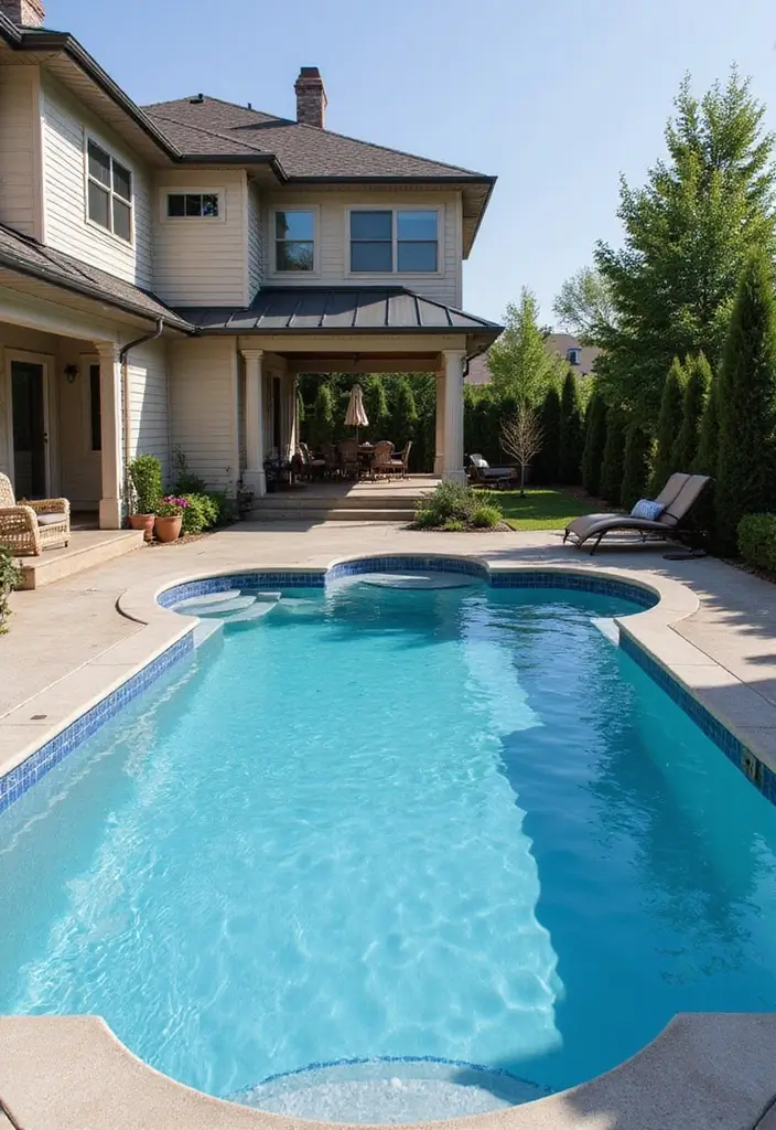 30 Backyard Above Ground Pool Ideas That Look High-End 15 30 Backyard Above Ground Pool Ideas That Look High End 15. Stylish Pool Cover