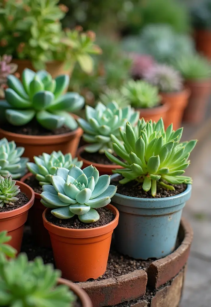 30 Backyard Patio Ideas on a Budget That Look Expensive - 28. Succulent Garden