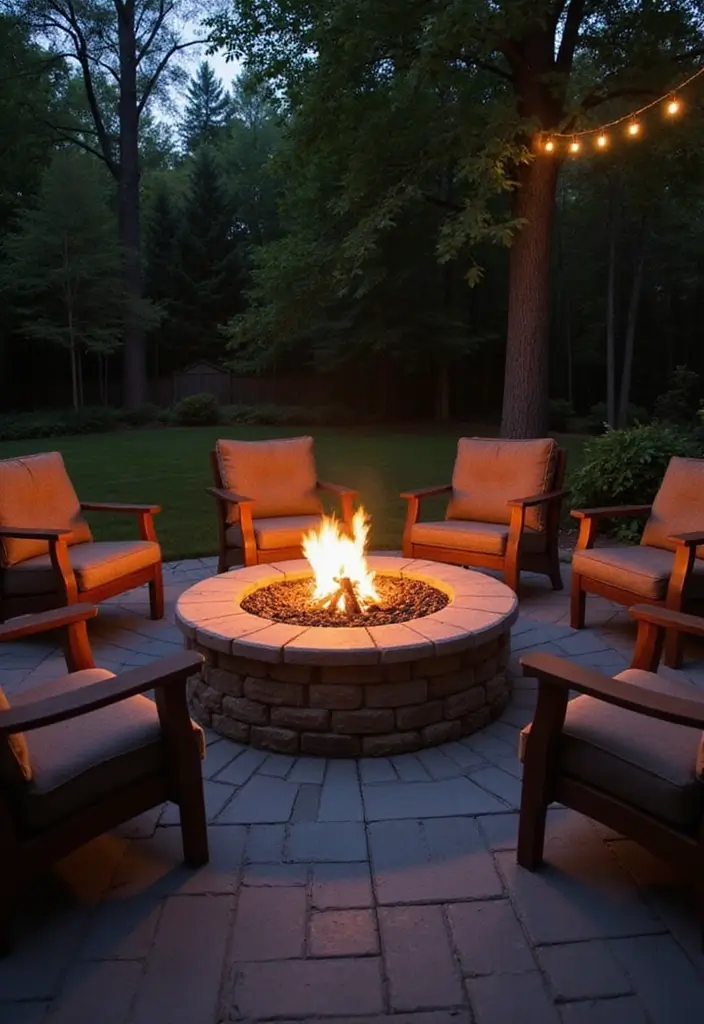 30 Backyard Patio Ideas on a Budget That Look Expensive - 5. Cozy Fire Pit