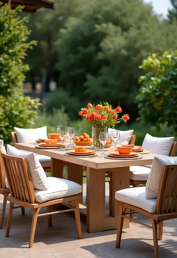 30 Backyard Patio Ideas on a Budget That Look Expensive - 9. Outdoor Dining Set Makeover