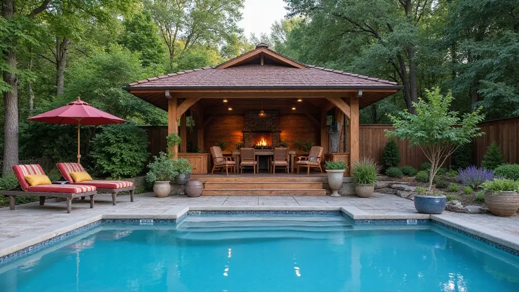 30 Backyard Pool Cabana Inspirations Made for Relaxation