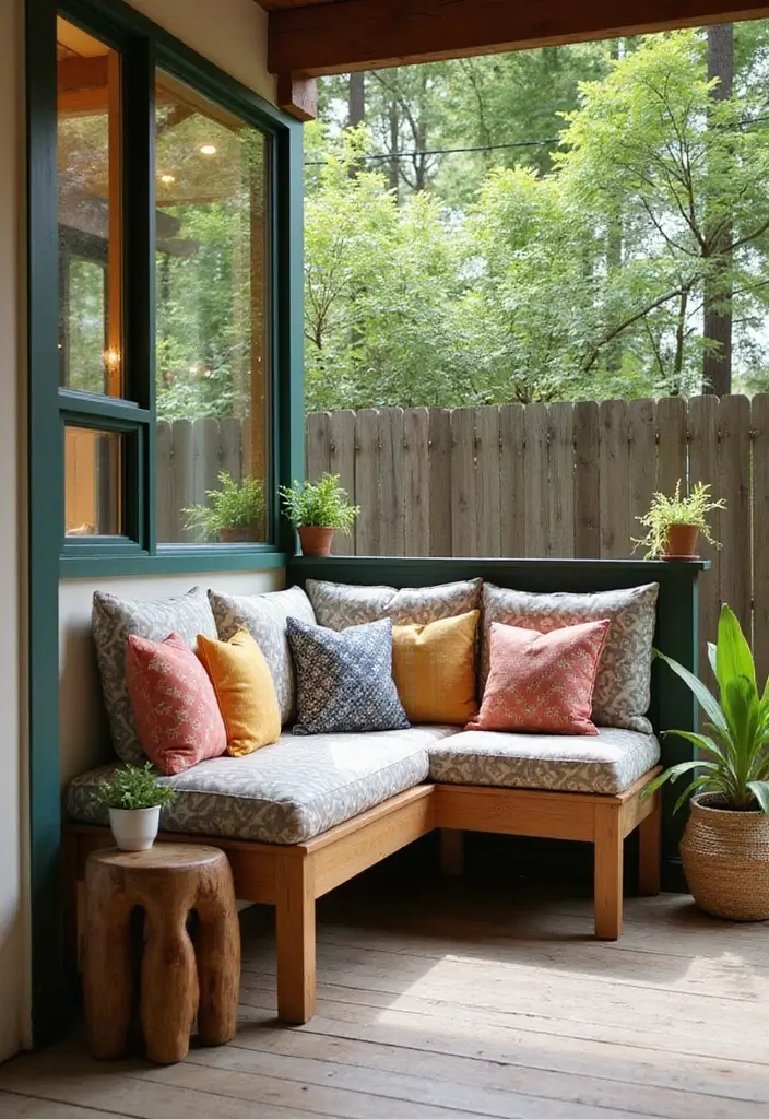 30 Backyard Sitting Area Ideas That Feel Cozy and Welcoming 1 30 Backyard Sitting Area Ideas That Feel Cozy and Welcoming - 1. Snug Corner Nook