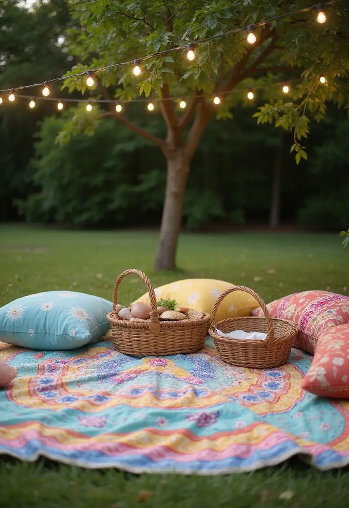 30 Backyard Sitting Area Ideas That Feel Cozy and Welcoming 2 30 Backyard Sitting Area Ideas That Feel Cozy and Welcoming - 2. Picnic Paradise