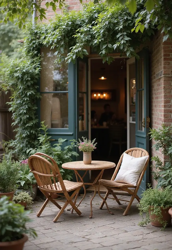 30 Backyard Sitting Area Ideas That Feel Cozy and Welcoming 28 30 Backyard Sitting Area Ideas That Feel Cozy and Welcoming - 28. Outdoor Coffee Shop Vibe