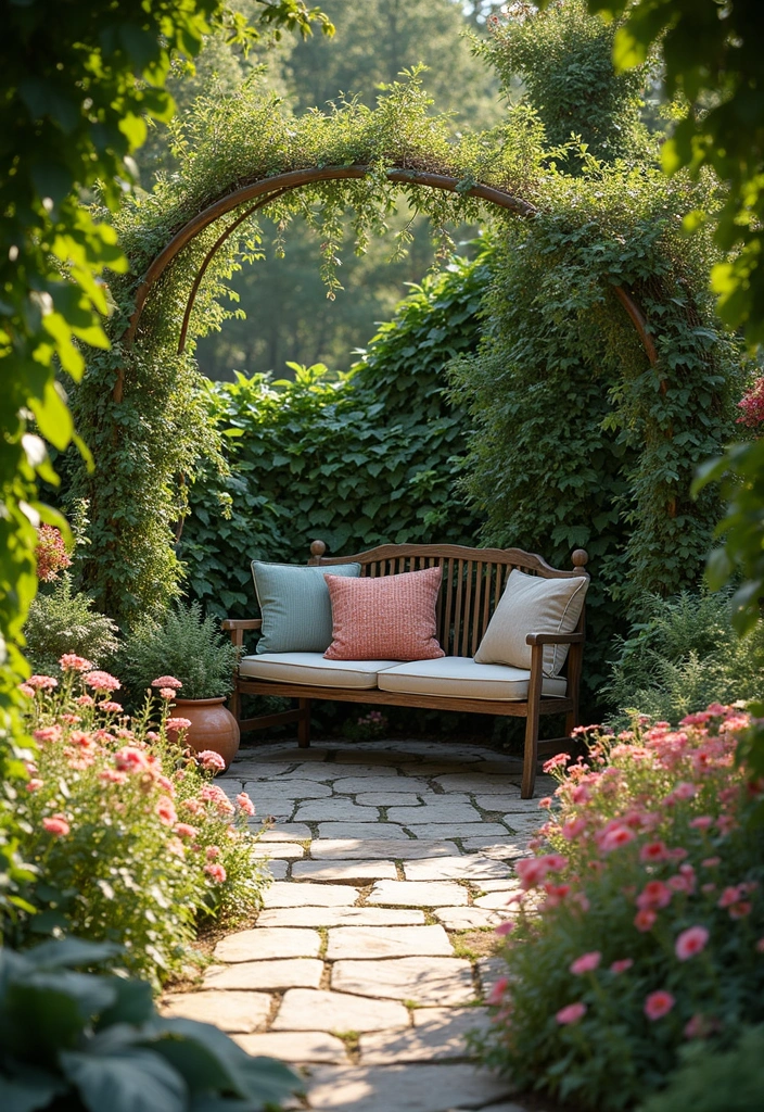 30 Backyard Sitting Area Ideas That Feel Cozy and Welcoming 30 30 Backyard Sitting Area Ideas That Feel Cozy and Welcoming - 30. Enchanted Garden Seating