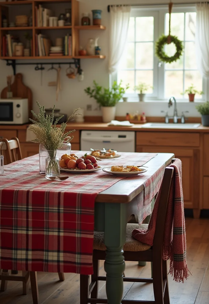 12 Christmas Kitchen Decor Ideas for Warm Festive Seasonal Style - 5. Cozy Textiles