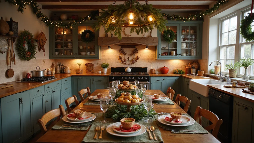 12 Christmas Kitchen Decor Ideas for Warm Festive Seasonal Style