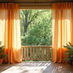 12 Porch Curtain Ideas for Breezy Shade and Outdoor Comfort