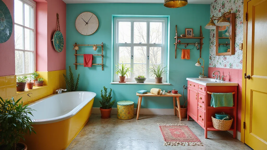 14 Colorful Bathroom Ideas for Playful Bright Cheerful Spaces