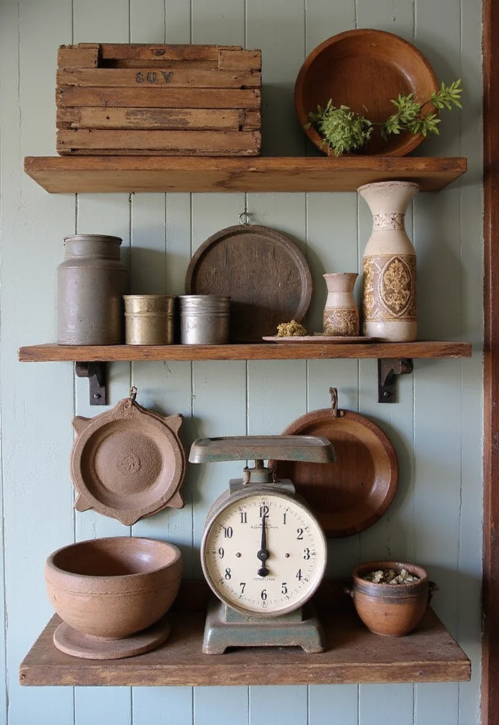 14 Kitchen Shelf Decor Ideas for Simple Stylish Accents 122 14 Kitchen Shelf Decor Ideas for Simple Stylish Accents 12. Repurposed Items