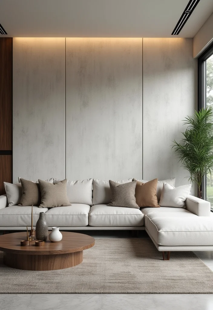 14 Living Room Wall Paneling Ideas for Texture Depth and Warmth - 9. Fiber Cement Board