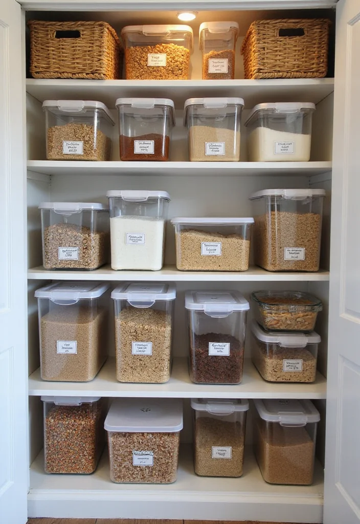 16 Kitchen Small Ideas for Efficient Layouts and Better Space Use 122 16 Kitchen Small Ideas for Efficient Layouts and Better Space Use 12. Clear Storage Containers