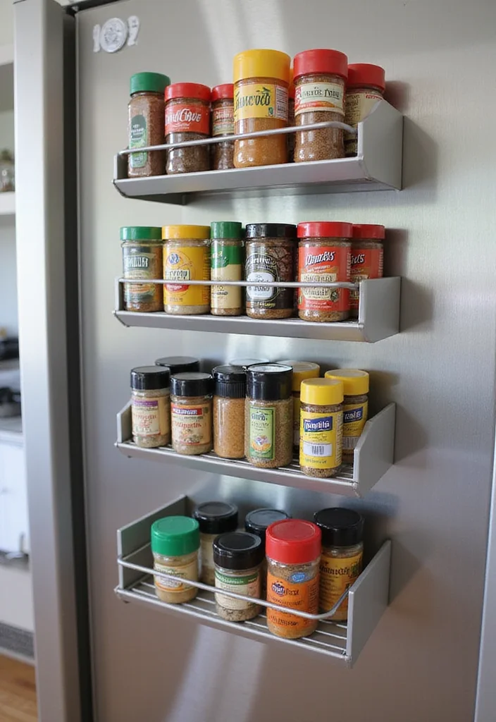 16 Kitchen Small Ideas for Efficient Layouts and Better Space Use 56 16 Kitchen Small Ideas for Efficient Layouts and Better Space Use 6. Magnetic Spice Racks