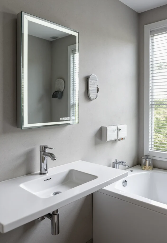 16 Modern Bathroom Decor Ideas for Clean Updated Minimal Style 15. Smart Technology