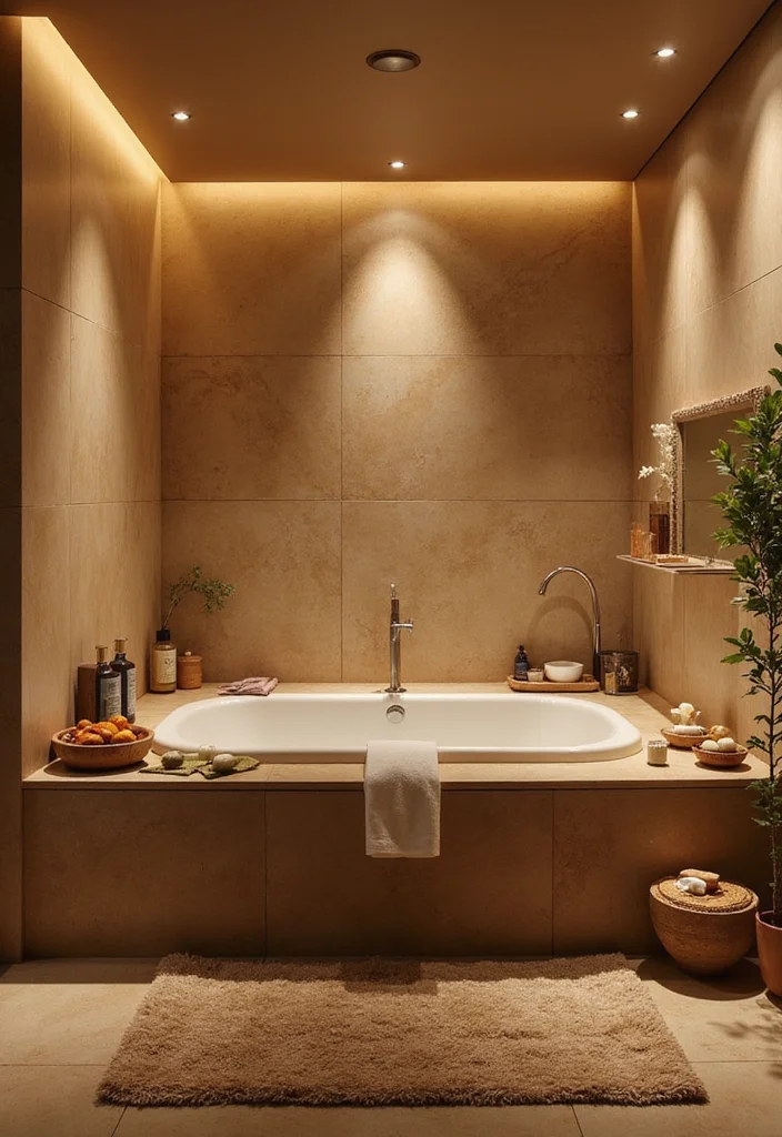 16 Modern Bathroom Decor Ideas for Clean Updated Minimal Style 9. Spa Like Features