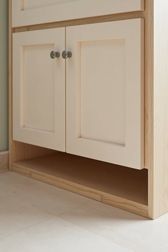 ada compliant knee clearance vanity