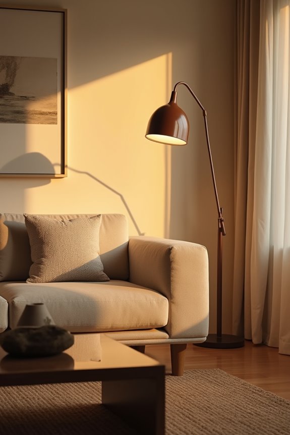 5 Tips for Putting a Floor Lamp in Your Living Room 2 adjust lamps to reduce screen glare