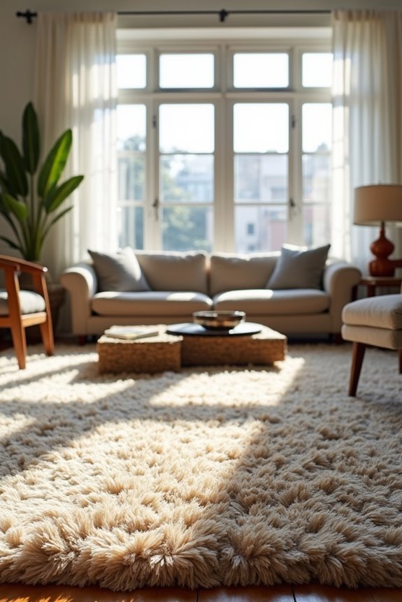 all furniture legs on rug
