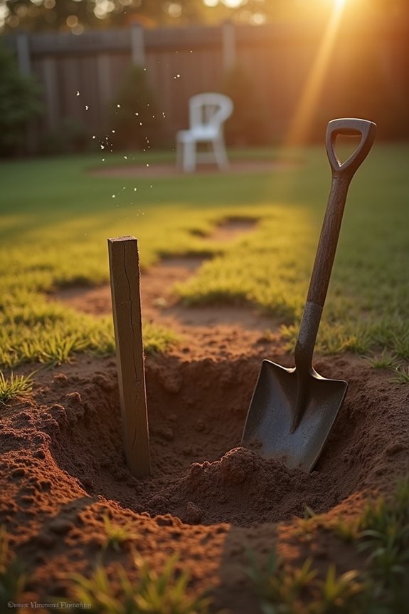 backyard burial timing and depth