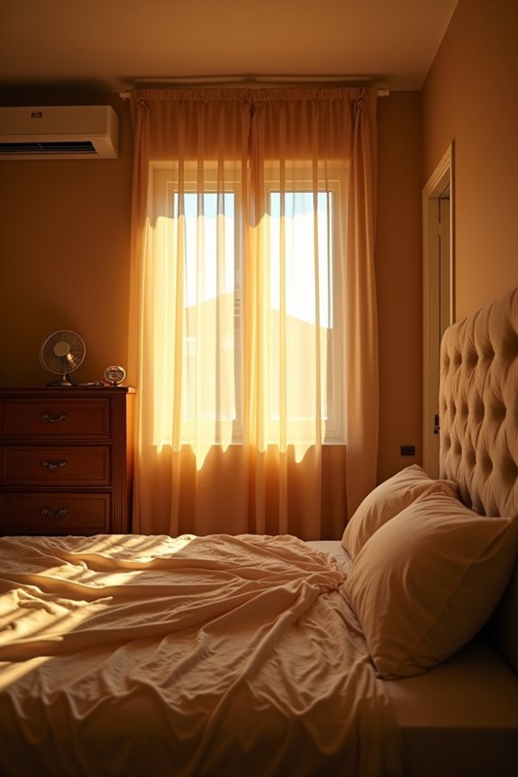 blocked vents from furniture or curtains poor airflow