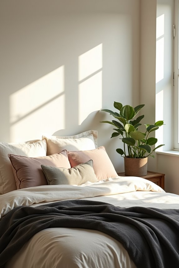 blue or green walls calm beige warms