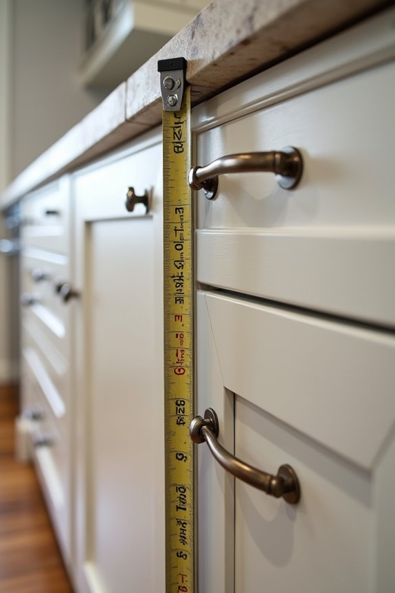 How Deep Are Kitchen Cabinets and How to Measure Them 8 cabinet depth adds overhang