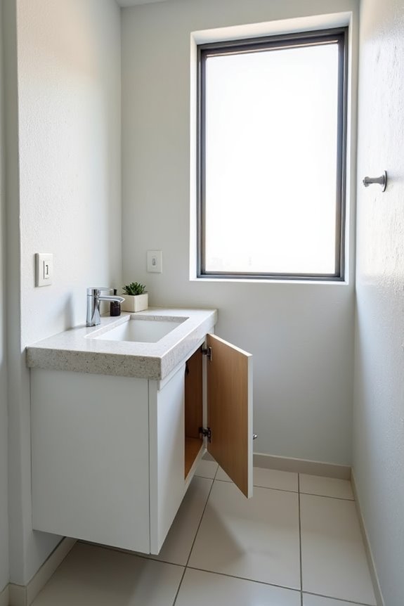 countertop overhang increases finished depth