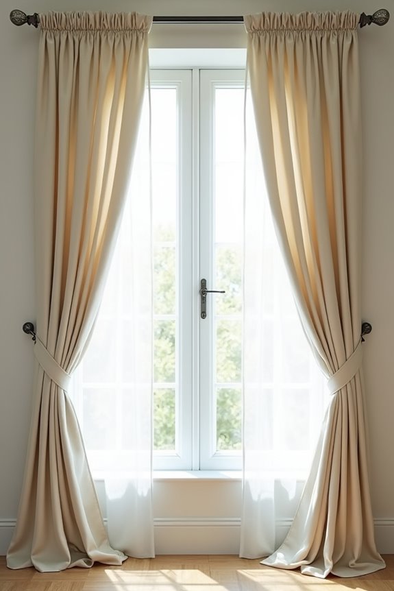 7 Tips on How Curtains Should Hang 3 curtain fullness 2 2 5x window
